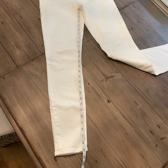 𝅺j Crew 8” Toothpick Skinny Jeans white - Picture 7 of 9